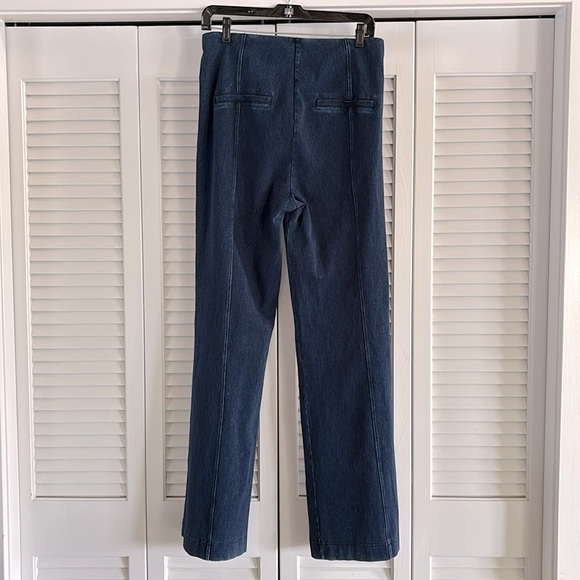Lysse Denim Trouser (33” inseam) Pants Women’s Blue Stretch Flare Size Large - Picture 4 of 12